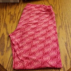 Lularoe TC Valentine Leggings NWOT